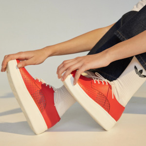 Footwear: Derby City Punch Fiesta Red