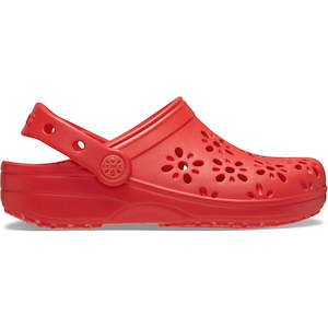 50 Under: Classic Floral Cut Out Clog Kids
