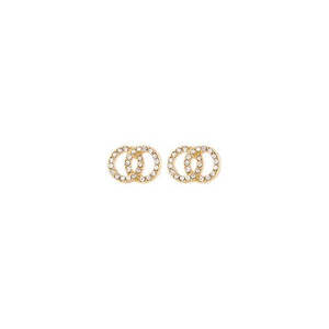 Jolina Recycled Earrings - Gold Plated - Multi