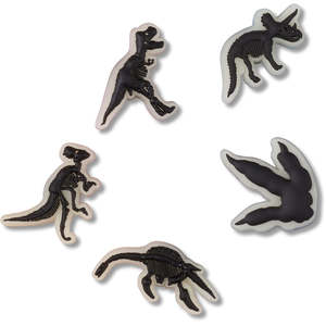 Jibbitz: Jibbitz Glow In The Dark Dino 5 Pack
