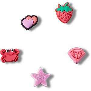 Jibbitz Tiny Pink 5pc Pack