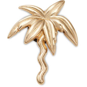 Jibbitz Gold Palm Tree