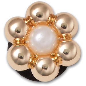 Jibbitz Gold and Pearl Tiny Flower