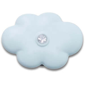 Jibbitz: Jibbitz Blue Flower With Crystal