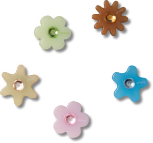Jibbitz Acrylic Enlighten Flower 5 Pack