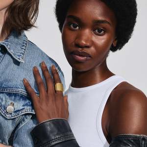 Laurel Recycled Ring - Gold Plated