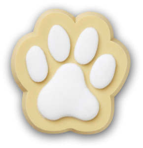 Jibbitz Beige Dog Paw