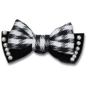 Jibbitz: Jibbitz Black Double Layer Bow