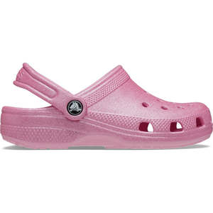 Kids Toddlers Crocs: Classic Glitter Clog Toddlers - Pink Tweed