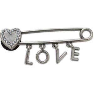 Jibbitz Love Safety Pin