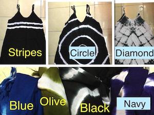 Womans Clothing: Fufu Dyed Tassle Dress