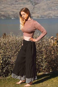 Womans Clothing: Yama Knitted Top