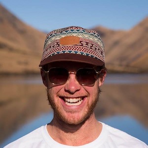 Mens Hats: Five Panel Pattern Cap