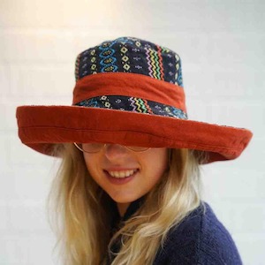 Mahana Reversible Cotton Pattern Hat