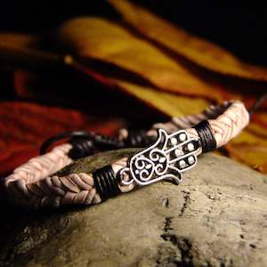 Brass Silver Played Bangles: Aria Bracelet