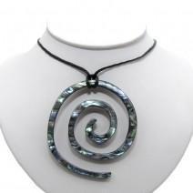 All Pendants Necklaces: Koru Paua Necklace