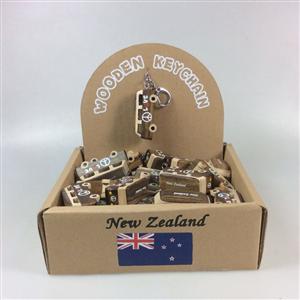 Kiwiana Wooden Keyrings