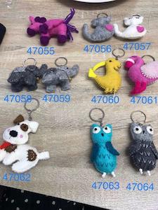 All Keyring: Cute Felt Keyring