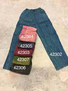 Cotton Hernu Stonewash Pants