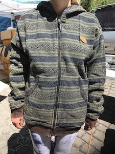 Mens Outerwear: Stonewash Lined Zip Hoody