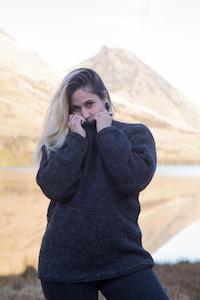 Mens Outerwear: Hand Knitted Wool Pullovers