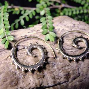 Spiked Spiral Earring