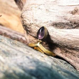 Lina Stone Silver Plated Ring
