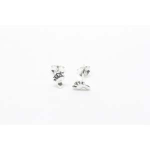 Silver Earrings 1: Ova Silver Studs