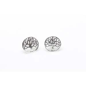 Tree of Life Circle Studs