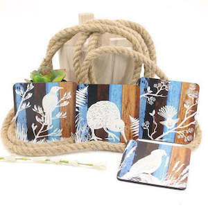 Kitchenware 1: Nz Native Birds Coasters