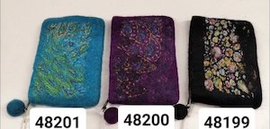Bags By The Outpost Ethical Trading: Cotton and Wool Felted Purse