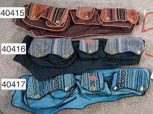 Bags By The Outpost Ethical Trading: 3 Pocket Festival Hip Bag
