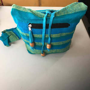 Shoulder Bags: Striped Satchel Bag