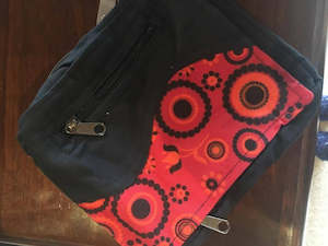 Shoulder Bags: Mandala Side Bag / Red