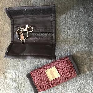 Key Ring Hemp Wallet