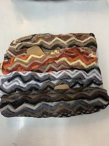 All Headwear: Lola Cotton Zig Zag Headband