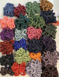 Sophie Cotton Polka Dot Hair Tie