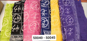 Sarong: Om Prayer Cotton Sarong