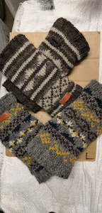 Handwear: Jacquard Wool Handwarmers