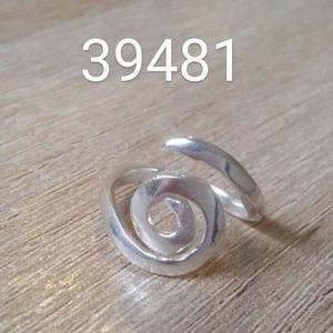 Brass And Silver Plated Rings: Koru Silver Plated Ring