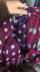 All Shawls Scarves Pashminas Sarongs: Dotty Pashmina