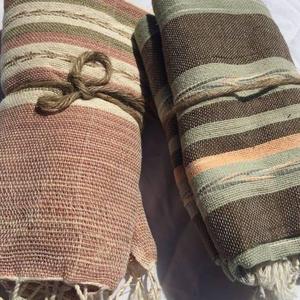 Hand Woven Natural Cotton Scarf