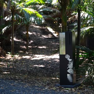 Products: Nikau Security Parcel Drop Letterbox Fantail Fern - The Outside Outdoor Design Concepts