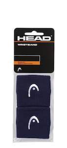Padel Accessories: HEAD Wristband 2.5" - 2 Pack NAVY