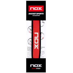 Padel Racket Straps: NOX Luxury Smartstrap - RED