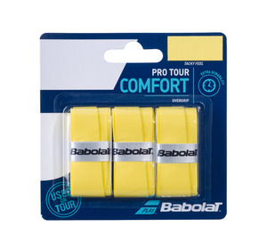 Babolat Pro Tour Comfort Overgrip - YELLOW (3 pack)