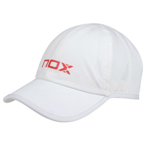 NOX Padel Cap White & Red