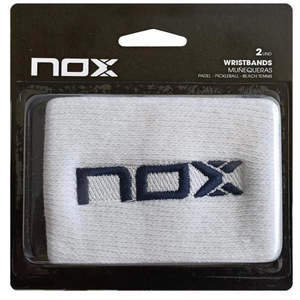 Padel Accessories: NOX Wristband 5" - 2 Pack White