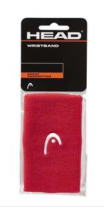 Padel Accessories: HEAD Wristband 5" 2 Pack - Red