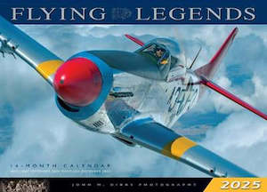 Calendars: Flying Legends 2025 Calendar